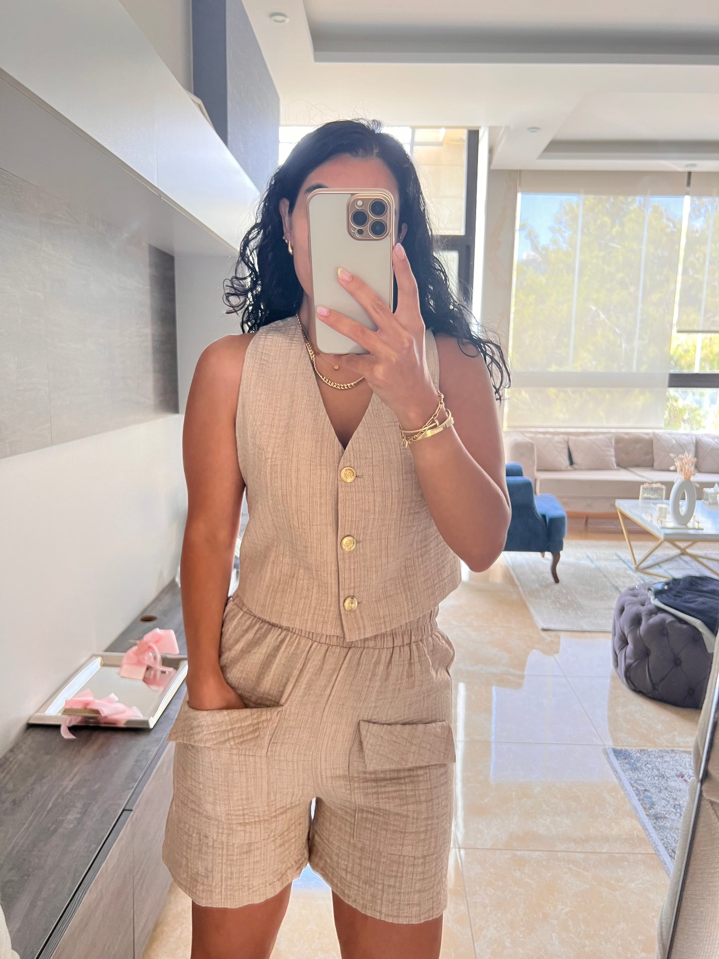 Vacation short set