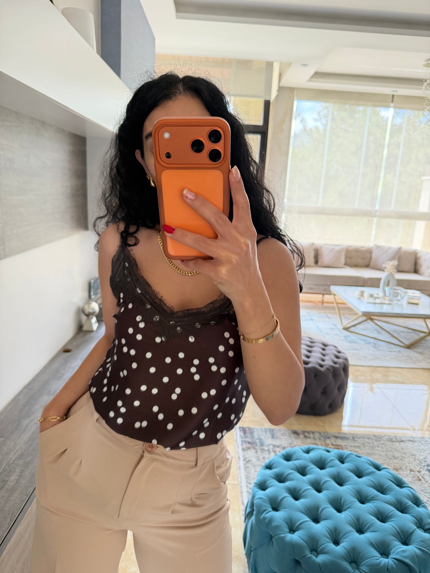 Polka Lace top