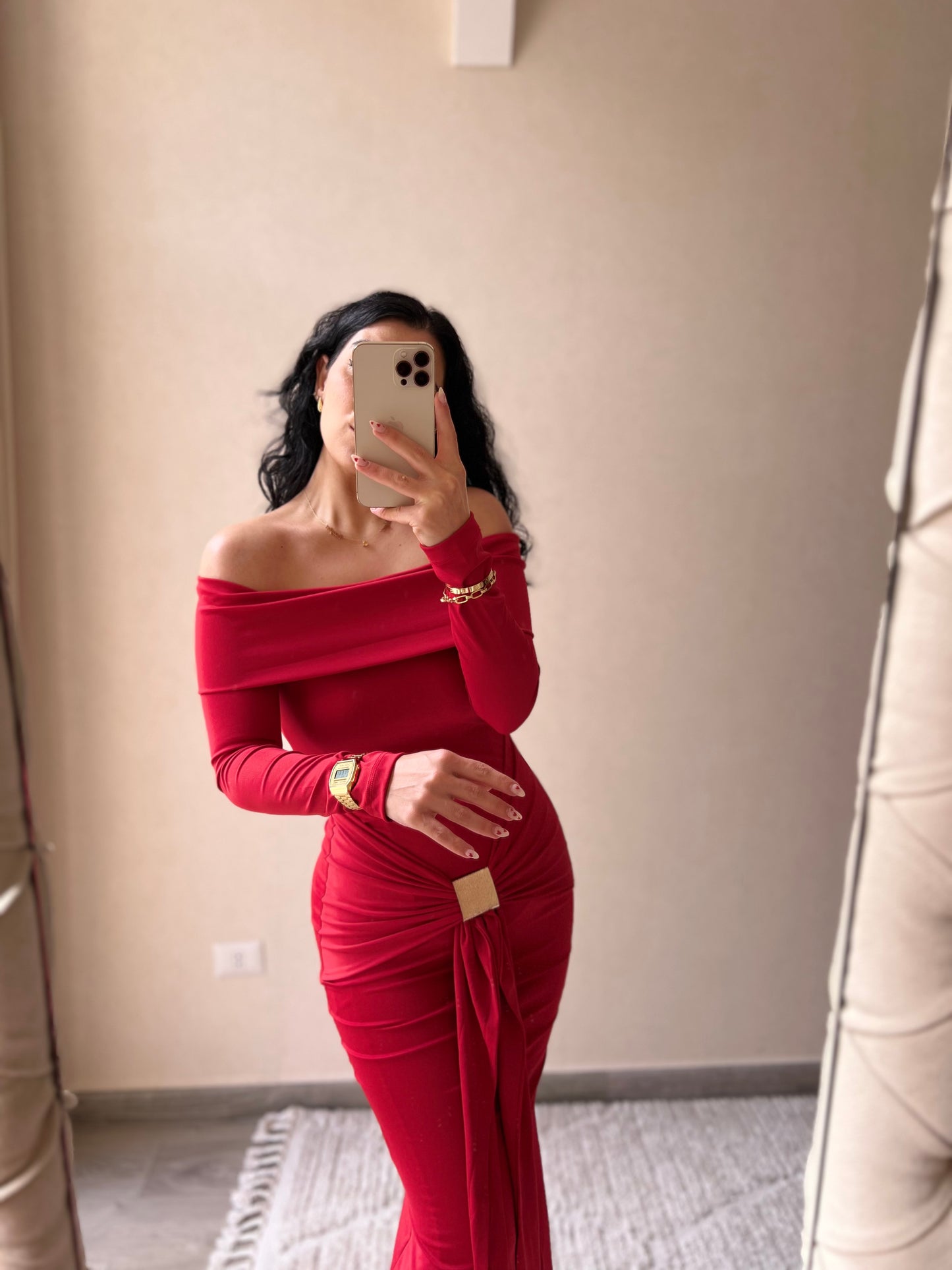 Off-shoulder Dress