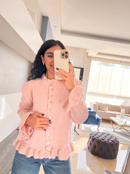 Ruffles Cardigan