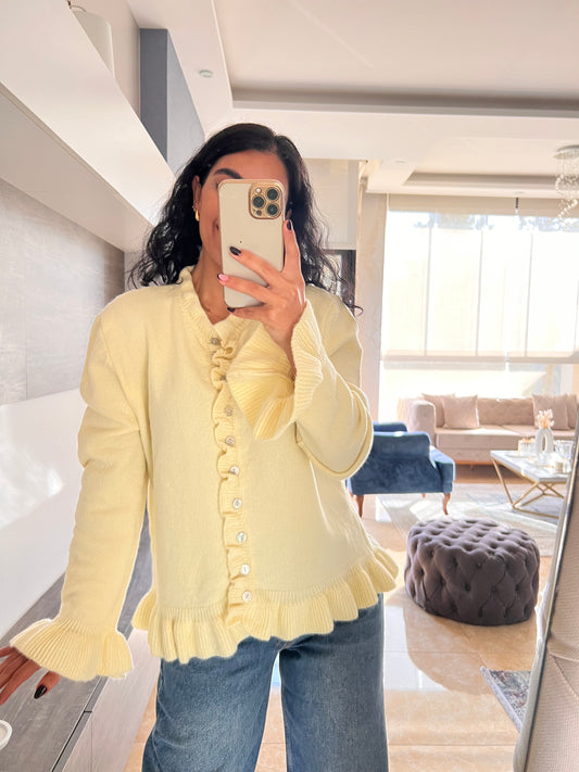 Ruffles Cardigan