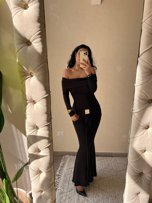 Off-shoulder dress