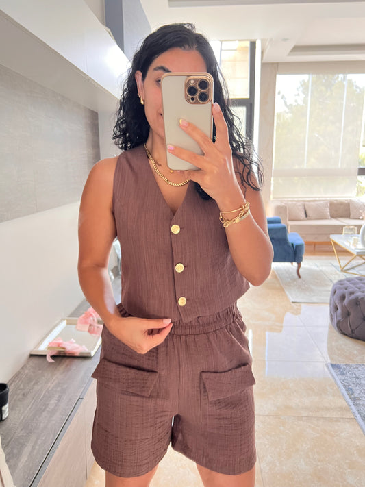 Vacation short set