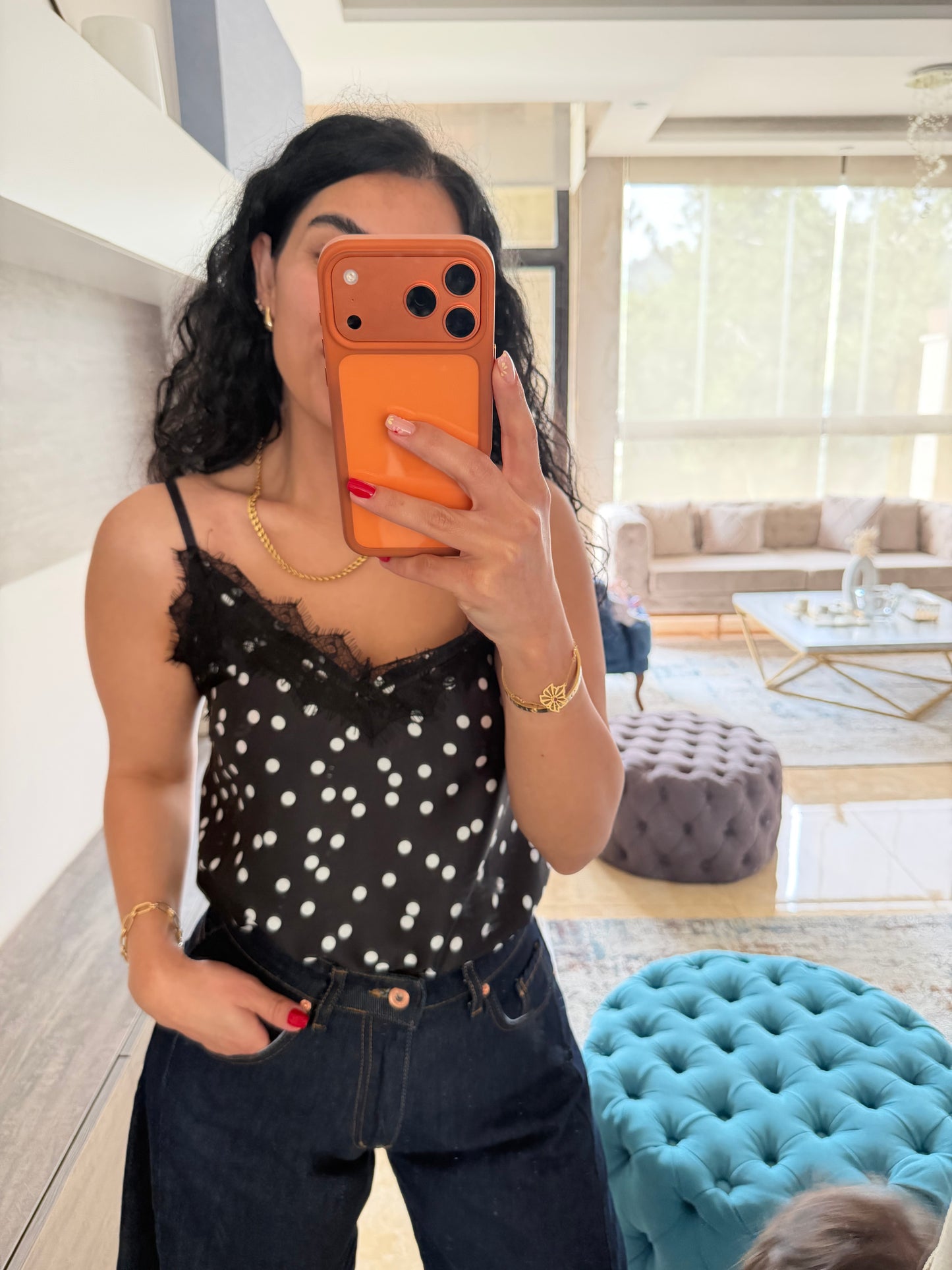 Polka Lace top