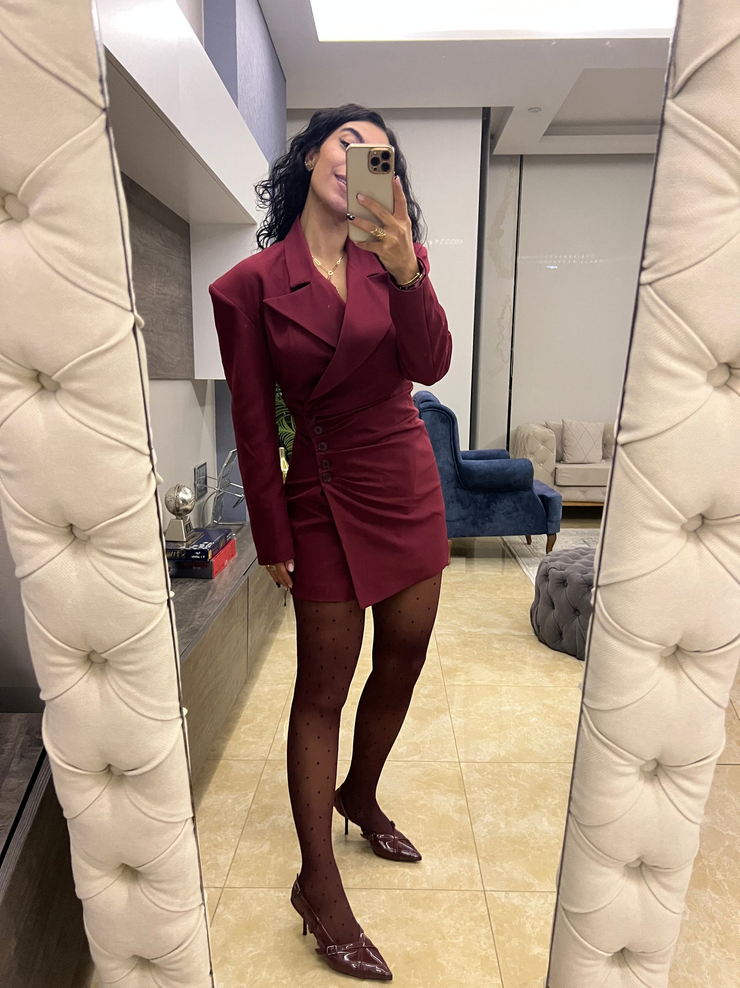 Red Blazer Dress