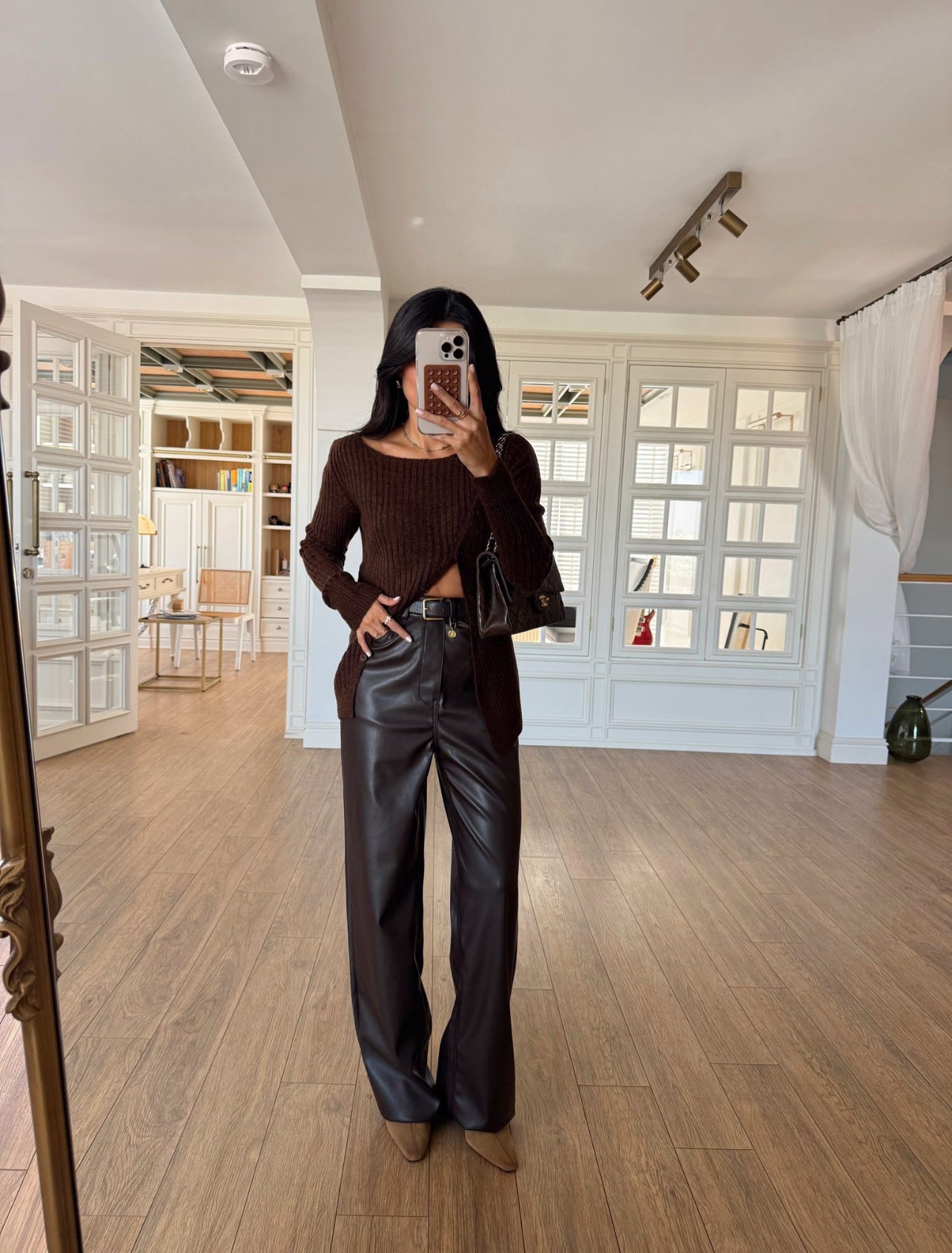 Alexia Faux leather Pant