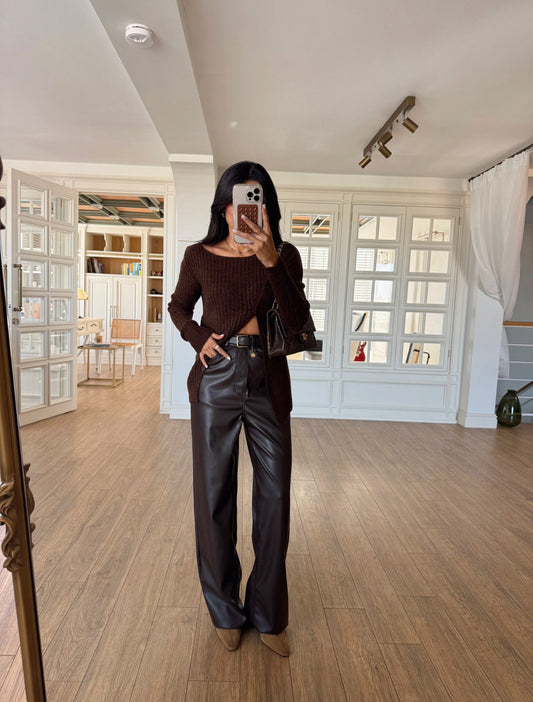 Alexia Faux leather Pant