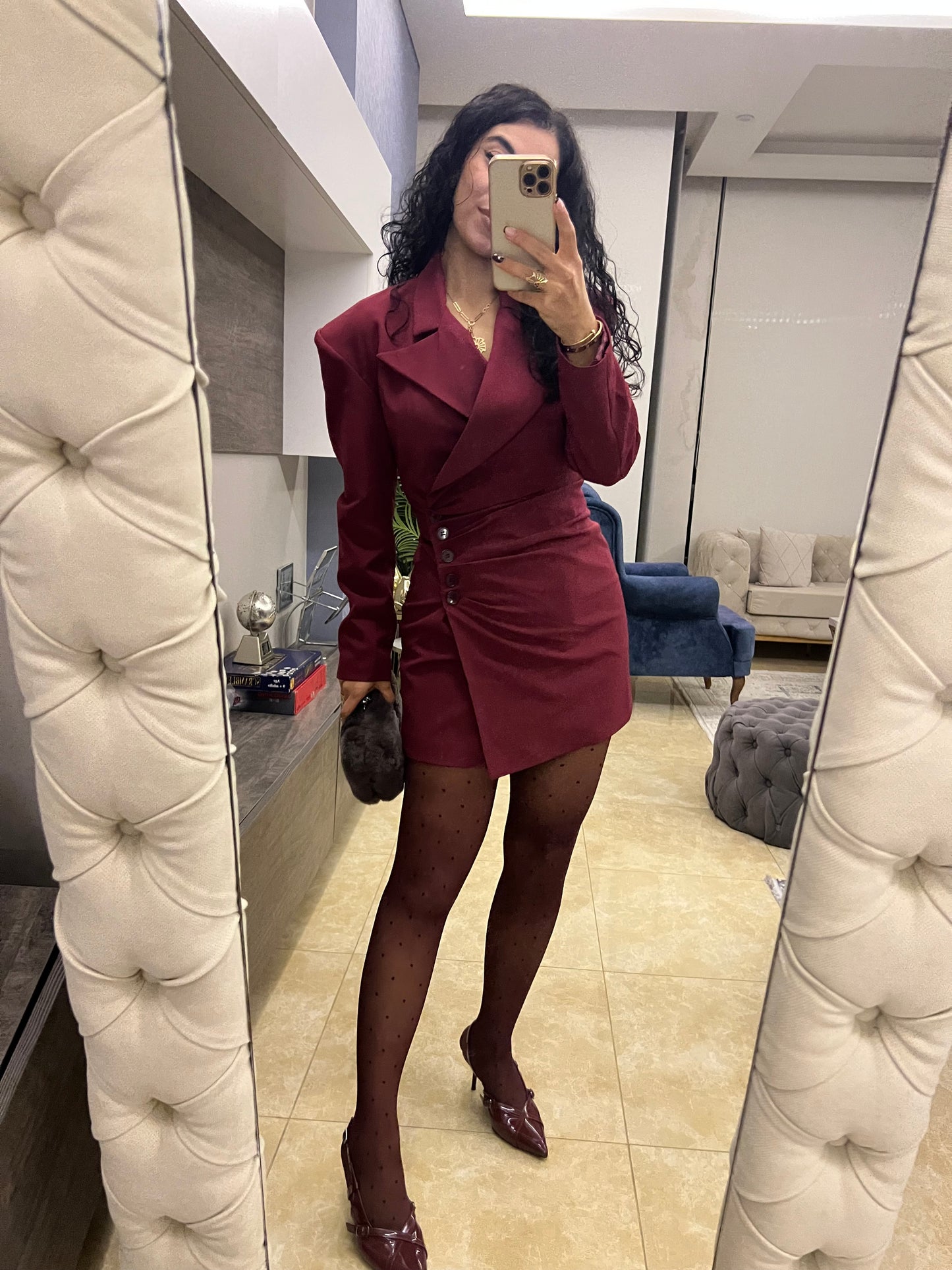 Red Blazer Dress