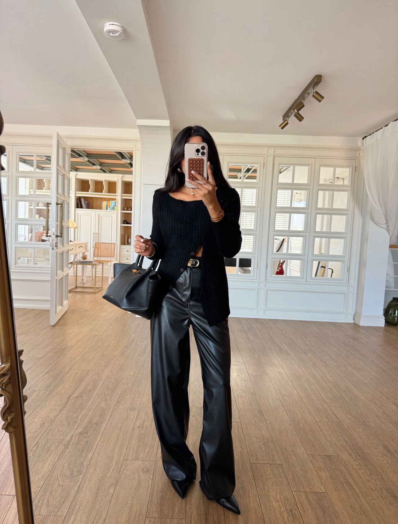 Alexia Faux leather Pant