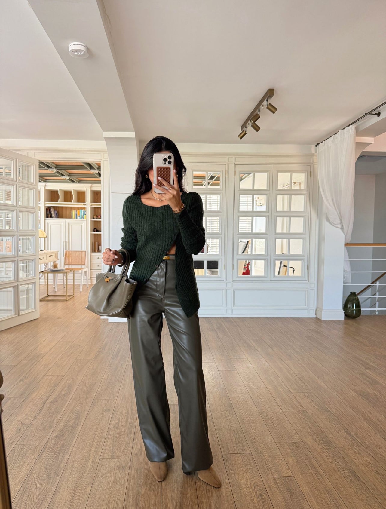 Alexia Faux leather Pant