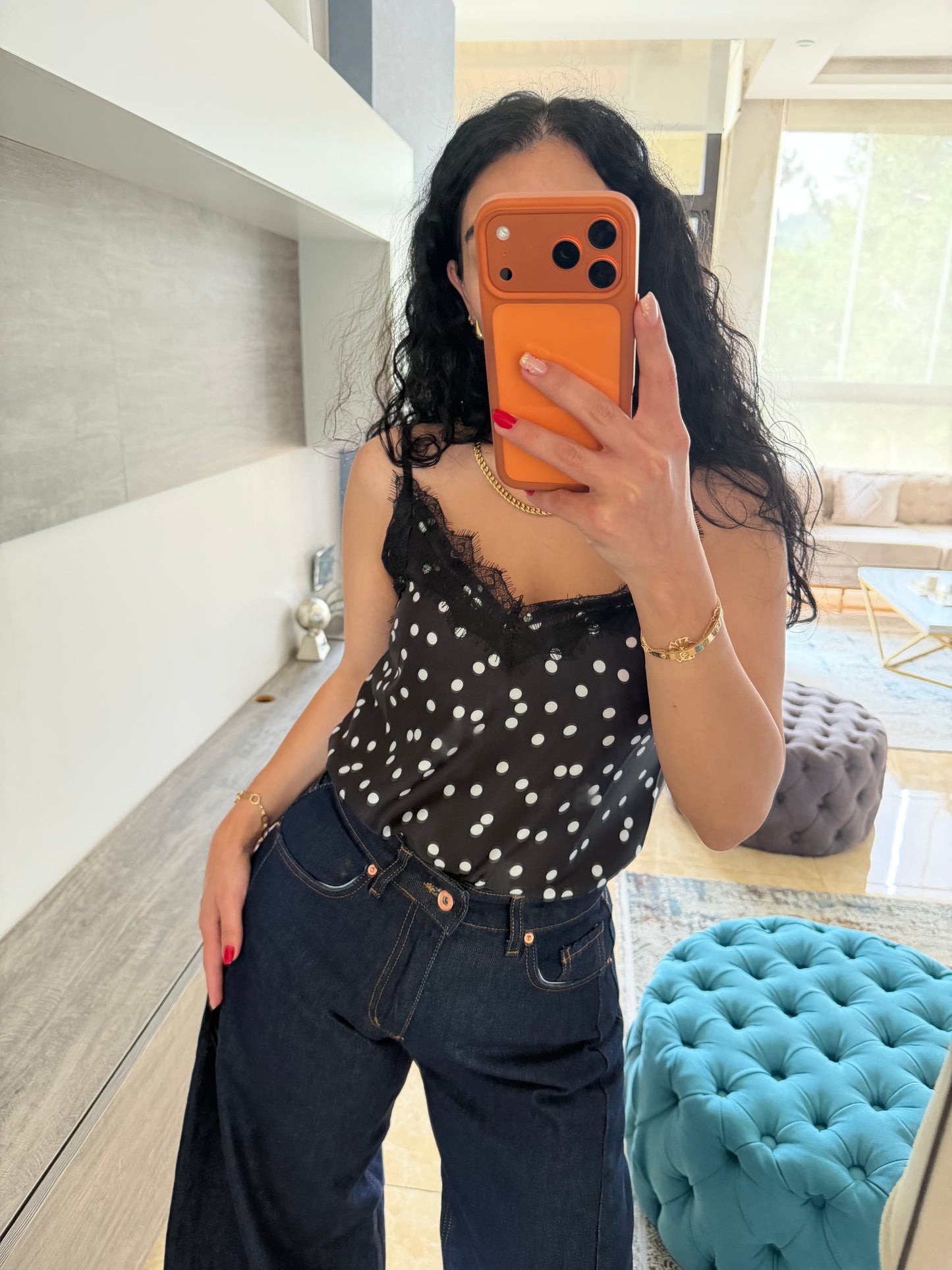 Polka Lace top