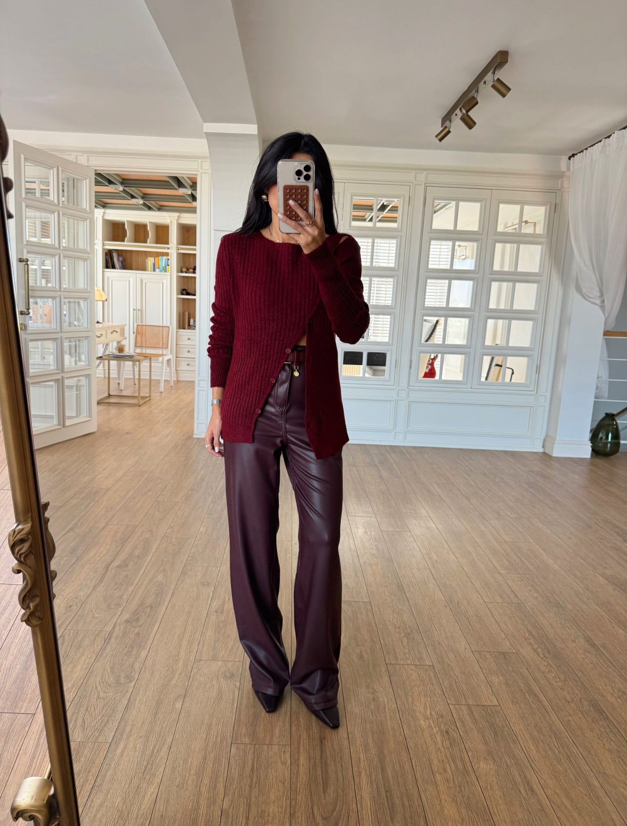 Alexia Faux leather Pant