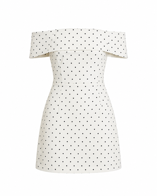 Short polka dots dress