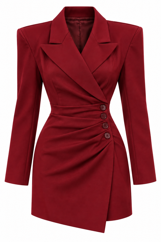 Red Blazer Dress