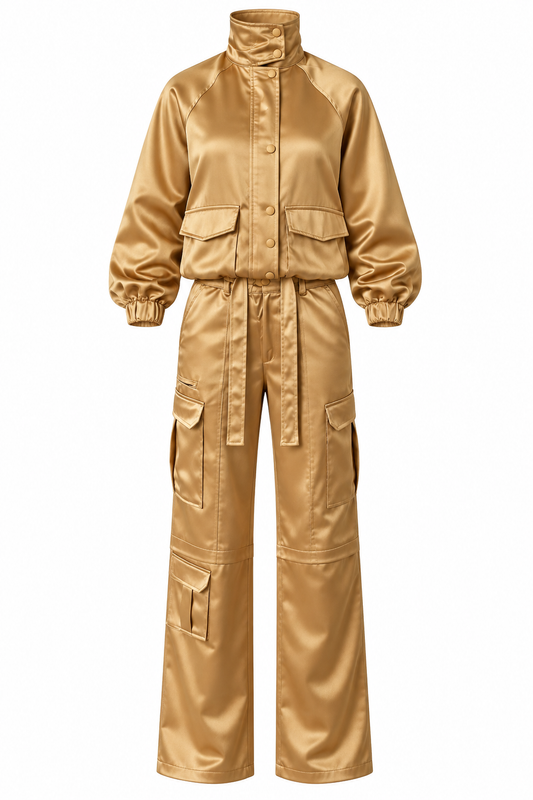 Satin tracksuit