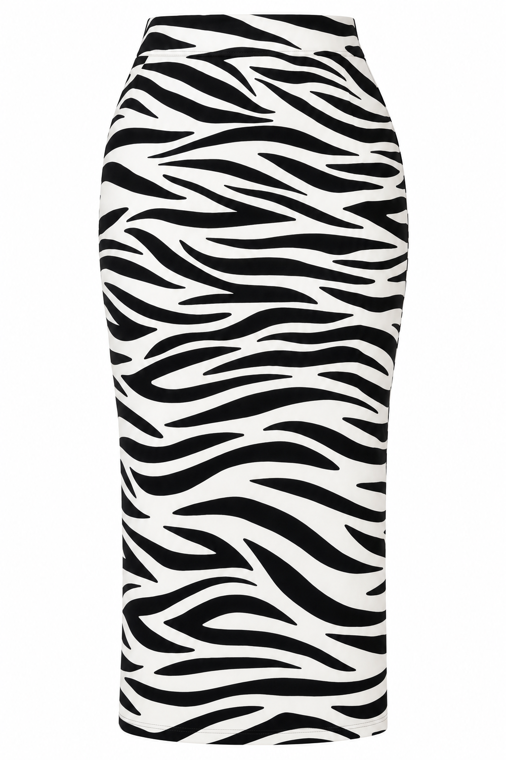 Zebra pencil skirt