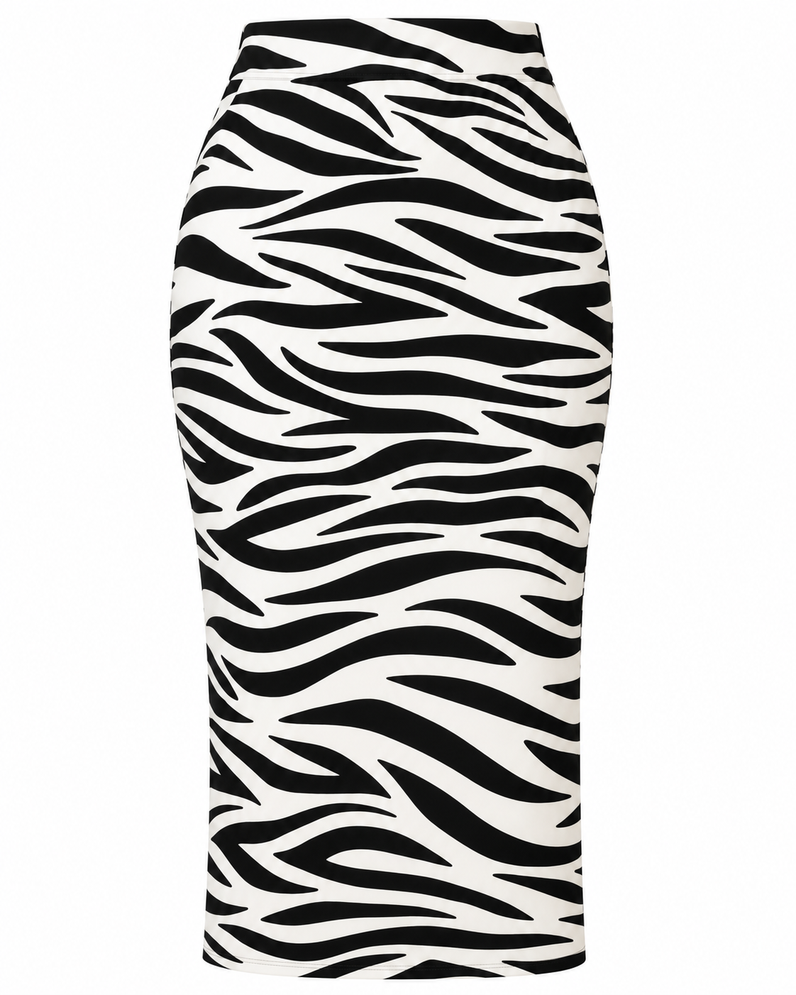 Zebra pencil skirt